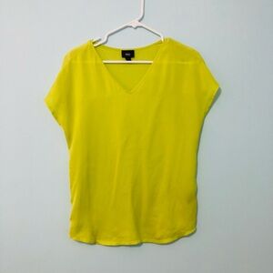 Women's Cap Sleeve V-neck Blouse